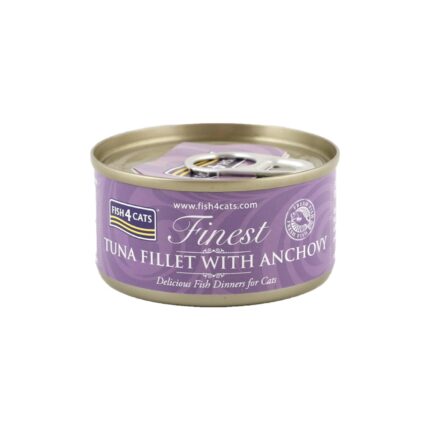Fish4Cats Finest Tuna Fillet With Anchovy 70gr