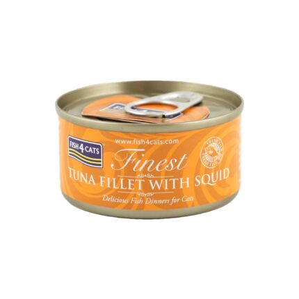 Fish4Cats Finest Tuna Fillet With Squid 70gr